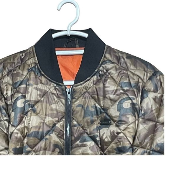 Vintage Guess bomber men’s jacket quilted size Small - Picture 4 of 9